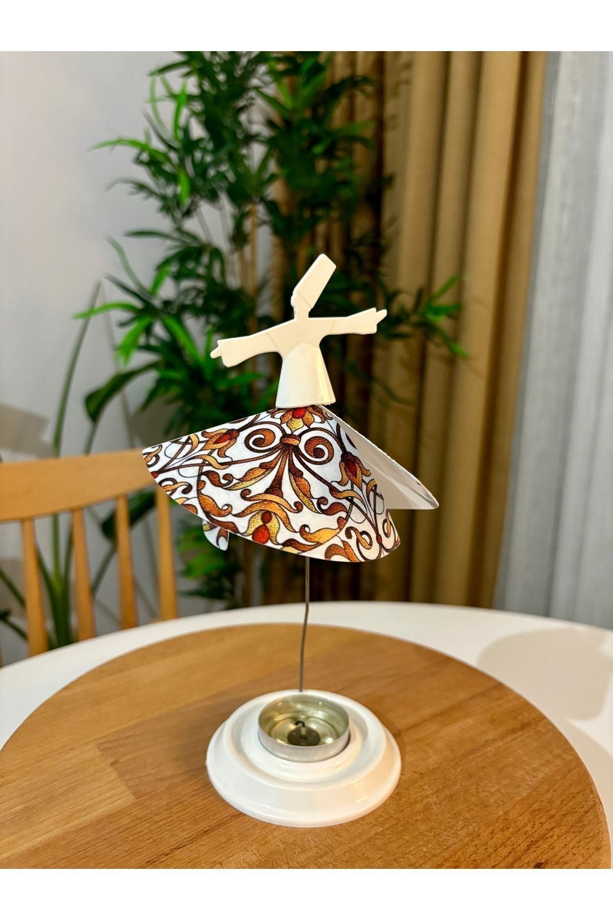Mum Işığıyla Dönen Semazen - Dönen Mumluk - Tılsım