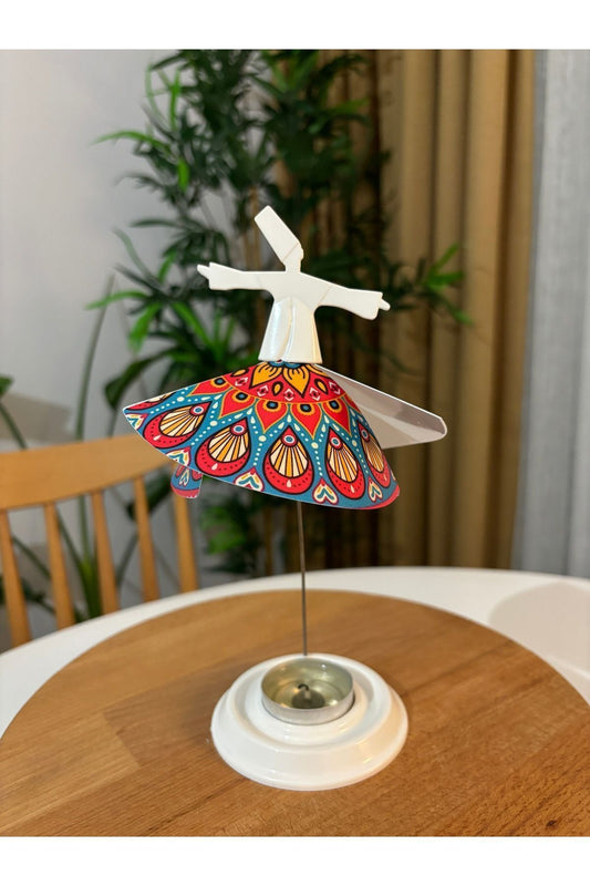 Mum Işığıyla Dönen Semazen - Dönen Mumluk - Şems