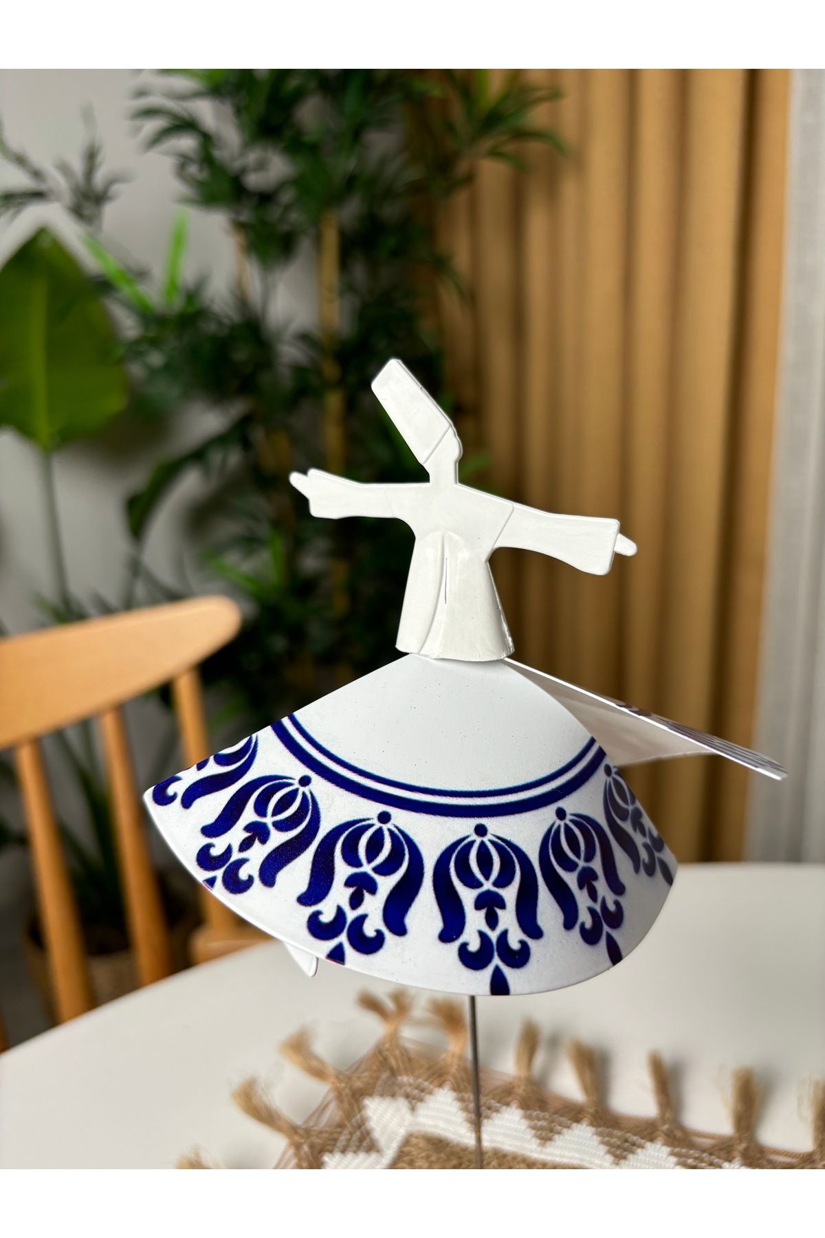 Mum Işığıyla Dönen Semazen - Dönen Mumluk - Isıyla Dönen Mumluk S12