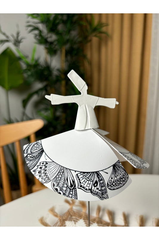 Mum Işığıyla Dönen Semazen - Dönen Mumluk - Isıyla Dönen Mumluk S13