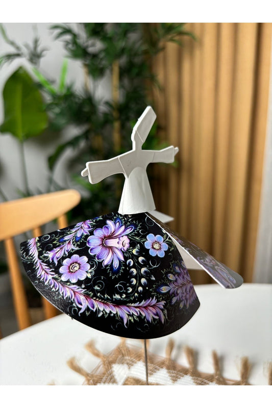 Mum Işığıyla Dönen Semazen - Dönen Mumluk - Isıyla Dönen Mumluk S14