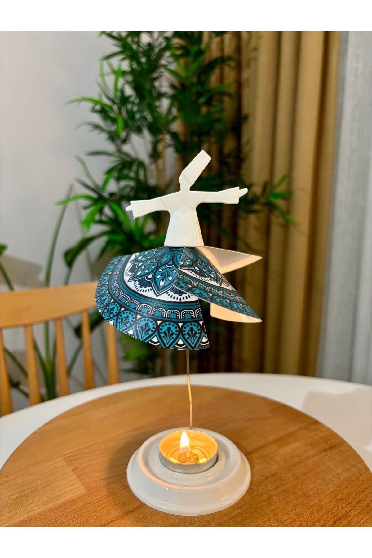 Mum Işığıyla Dönen Semazen - Dönen Mumluk - Ahenk