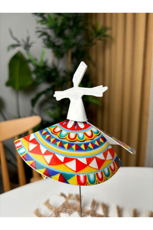 Mum Işığıyla Dönen Semazen - Dönen Mumluk - Isıyla Dönen Mumluk S23